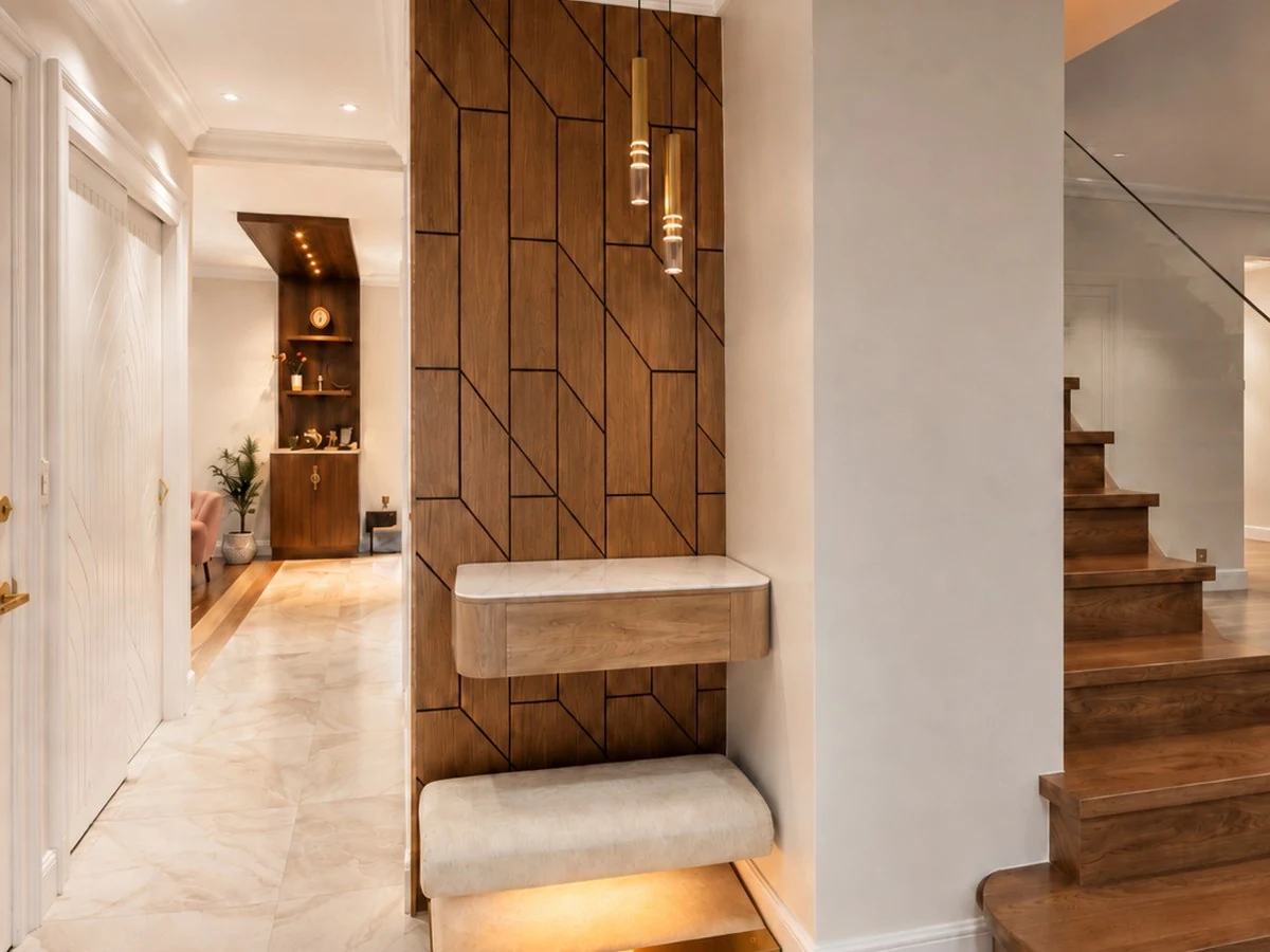 Hallway / Entry after renovation